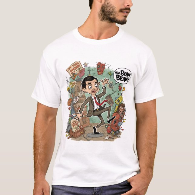 Bean Funny Graphic T-Shirt (Vorderseite)