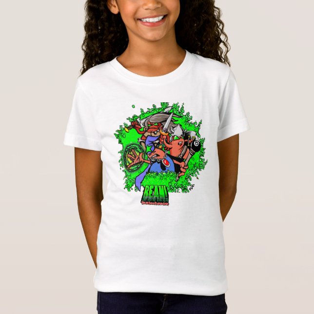BEAN! Heroes Girl's T-Shirt (Vorderseite)