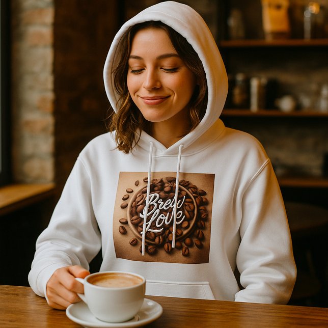 Bean Lover Kaffeebohnen Ästhetik Hoodie (Von Creator hochgeladen)