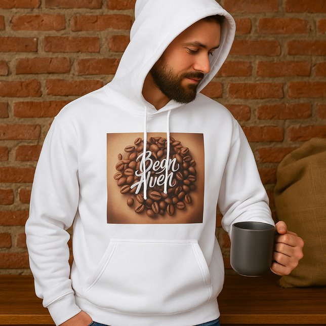 Bean Lover Kaffeebohnen Ästhetik Hoodie (Von Creator hochgeladen)