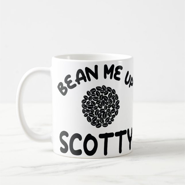 Bean me up Scotty Mug (Gauche)