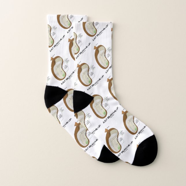 Bean mir einfach ein anatomisches Spaß Diagramm Socken (Paar)