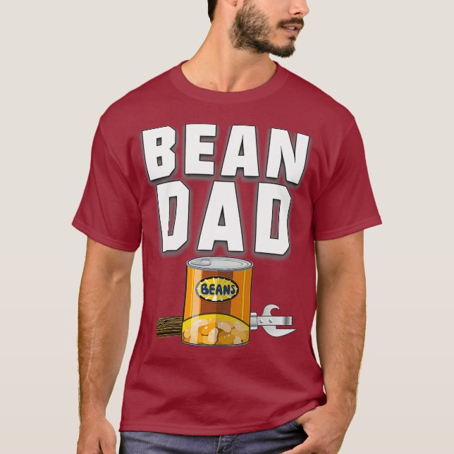 Bean-Vater Bohnen und Dose öffnen Bohnen-Dosen Spa T-Shirt (Vorderseite)