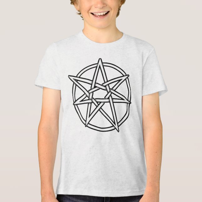 BEAN! Wizard Sternen Mädchen    Tri-Blend Shirt (Vorderseite)