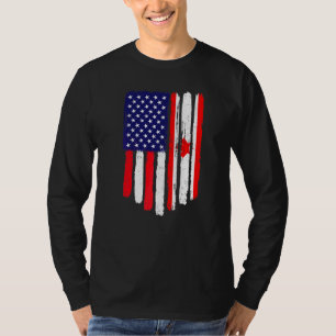 Beängstigend amerikanische Flagge Patriotic T-Shirt