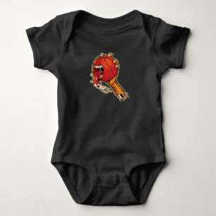 Beängstigend Basketball Baby Strampler