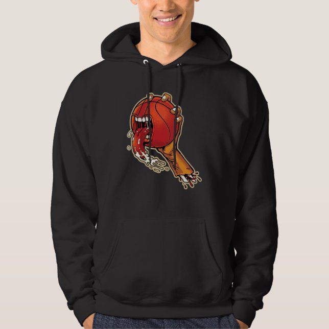 Beängstigend Basketball Hoodie (Vorderseite)