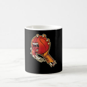 Beängstigend Basketball Kaffeetasse