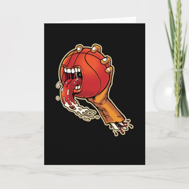 Beängstigend Basketball Karte (Vorderseite)