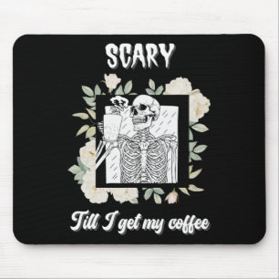 Beängstigend, bis ich meinen Kaffee-Skelett-Hallow Mousepad