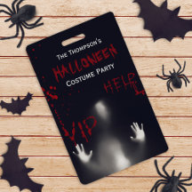 Beängstigend Bloody Halloween Costume Party Black 