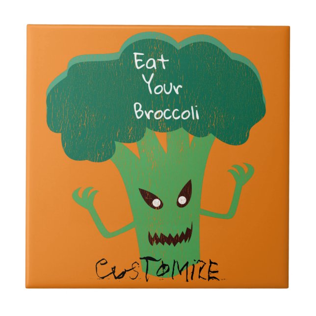 Beängstigend Broccoli Thunder_Cove Fliese (Vorderseite)