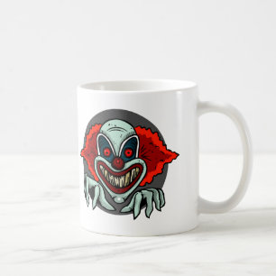 Beängstigend Clown Kaffeetasse