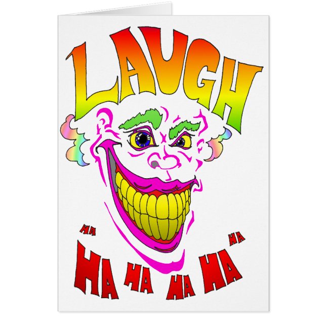 Beängstigend Clown Laugh (Vorne)