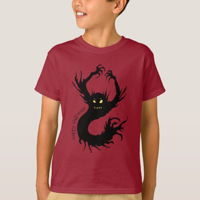Beängstigend-DämonenkreaturHalloween T-Shirt (Vorderseite)