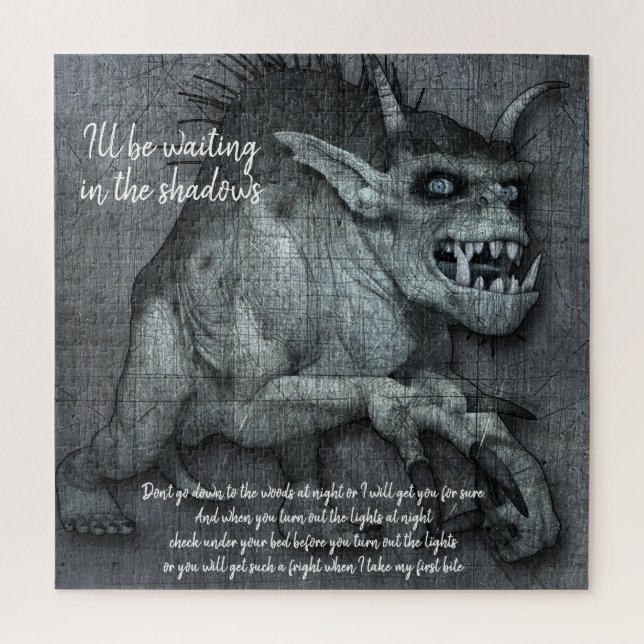 Beängstigend Demon Monster Halloween (Vertikal)