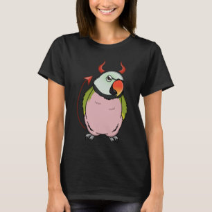 Beängstigend Devil Costume Parrot I Mustache Parak T-Shirt