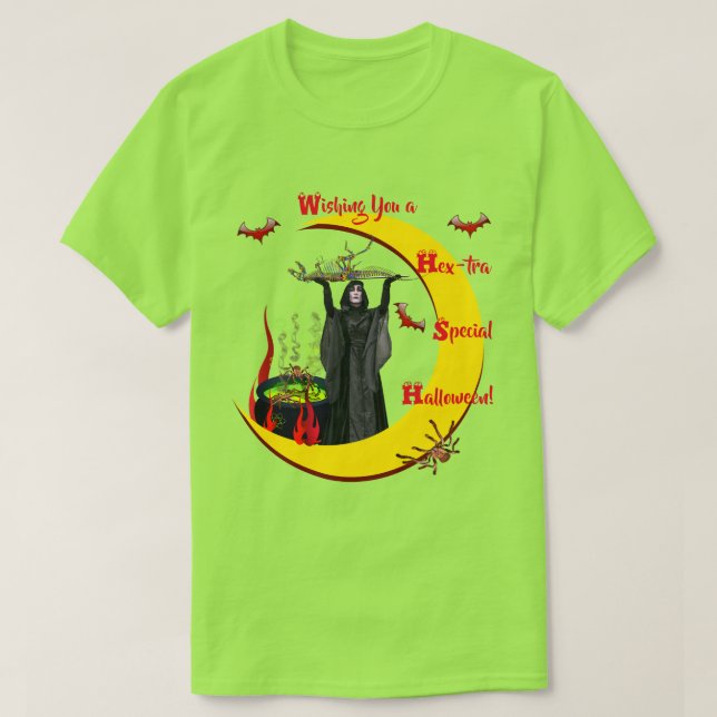 Beängstigend Dinge Grüner Halloween Unisex T - Shi T-Shirt (Design vorne)