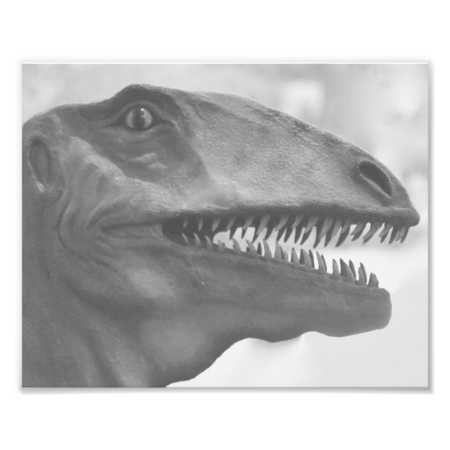Beängstigend Dinosaurier Fotodruck (Vorne)