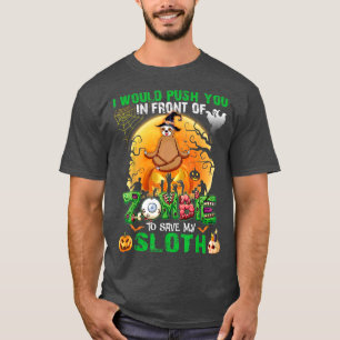Beängstigend drücken Sie vor Zombies, um meinen Pl T-Shirt