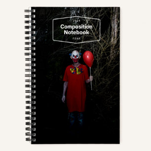 Beängstigend Evil Clown Horror Notizbuch
