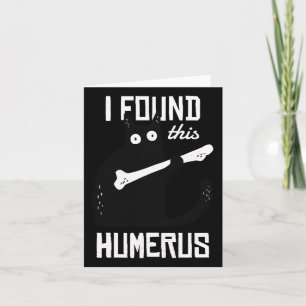 Beängstigend fand ich diese Humerus Cat Black Humo Karte
