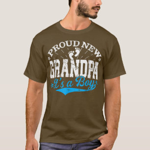 Beängstigend Gender Offenbarung neue Opa Es ist ei T-Shirt