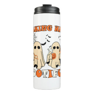 Beängstigend Ghost Hairdresser Halloween Thermosbecher