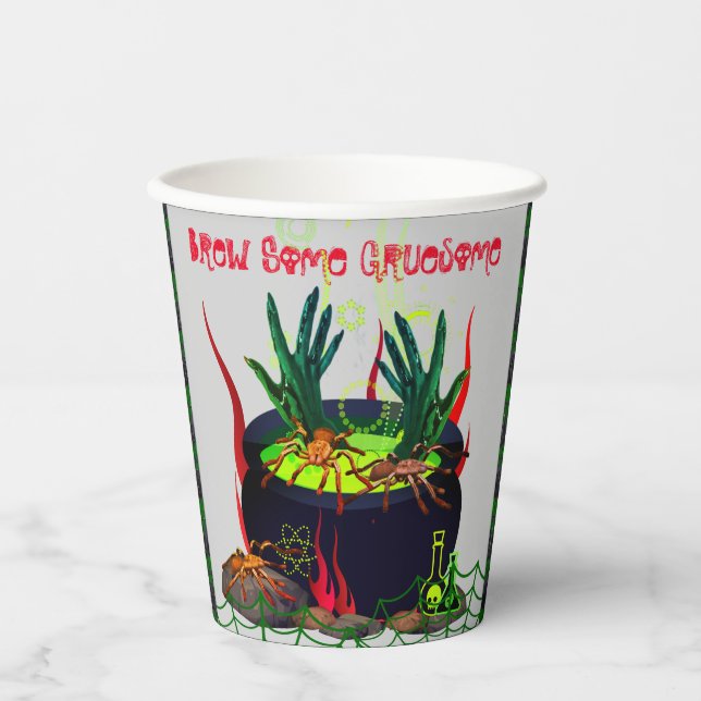 Beängstigend Halloween Pappbecher (Vorderseite)