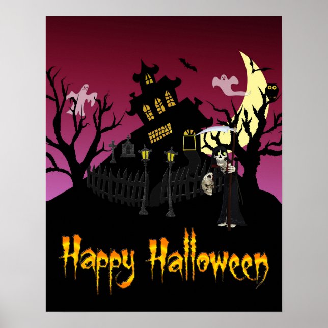 Beängstigend Halloween Poster (Vorne)