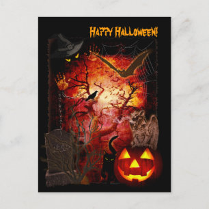 Beängstigend Halloween Postkarte