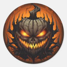 Beängstigend Halloween Pumpkin