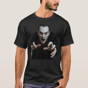 Beängstigend Halloween Vampire T-Shirt