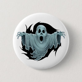 Beängstigend Haunting Ghost Button
