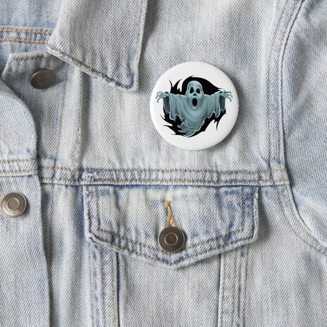Beängstigend Haunting Ghost Button (Beispiel)