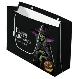 Beängstigend-Hexe-Themed Halloween Große Geschenktüte