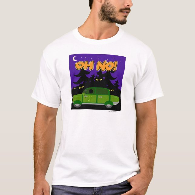 Beängstigend Hook Door Horror Story Cartoon T-Shirt (Vorderseite)