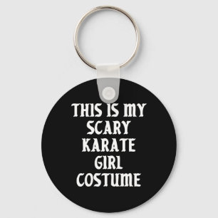 Beängstigend Karate Girl Costume Halloween Sportma Schlüsselanhänger