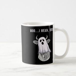 Beängstigend Kuh Bauer Halloween Ghost Funny Moo I Kaffeetasse
