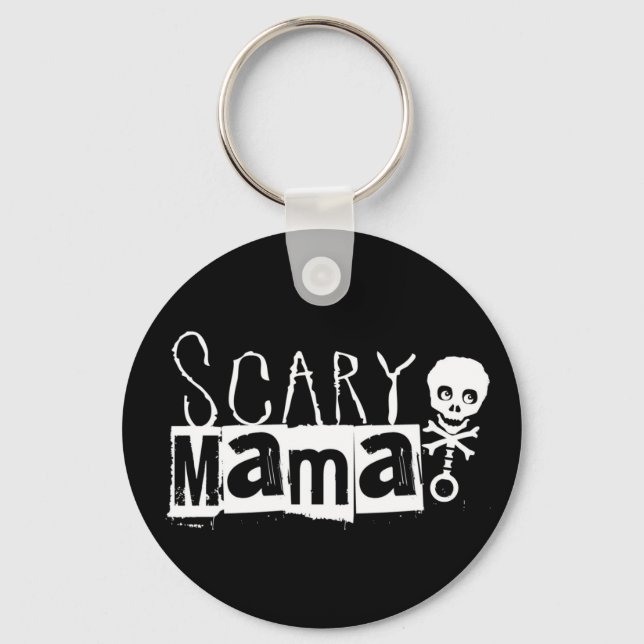 Beängstigend Mama Schlüsselanhänger (Vorderseite)