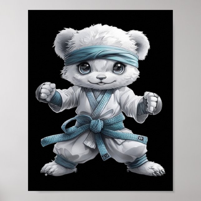 Beängstigend Martial Arts Fighter Karate Boxer Com Poster (Vorne)