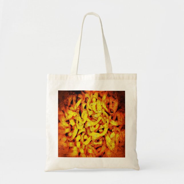Beängstigend Orange Ramen Tragetasche (Vorne)