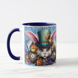 Beängstigend Osterhase Tasse