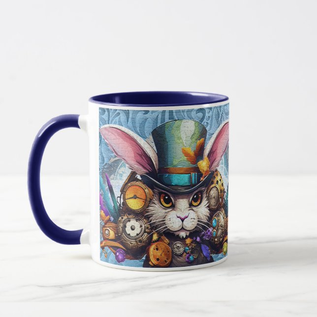 Beängstigend Osterhase Tasse (Links)