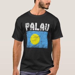 Beängstigend Patriotic Palau Flag Männer Frauen Ki T-Shirt