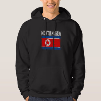 Beängstigend Patriotische Nordkoreaflagge Männer F Hoodie
