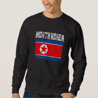 Beängstigend Patriotische Nordkoreaflagge Männer F Sweatshirt
