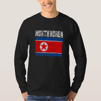 Beängstigend Patriotische Nordkoreaflagge Männer F T-Shirt