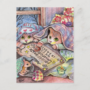 Beängstigend Postkarte