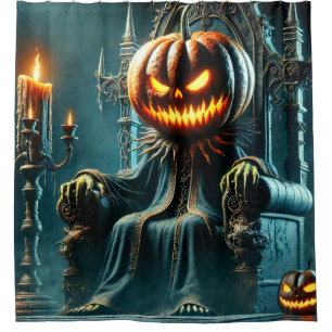 Beängstigend Pumpkin King Duschvorhang